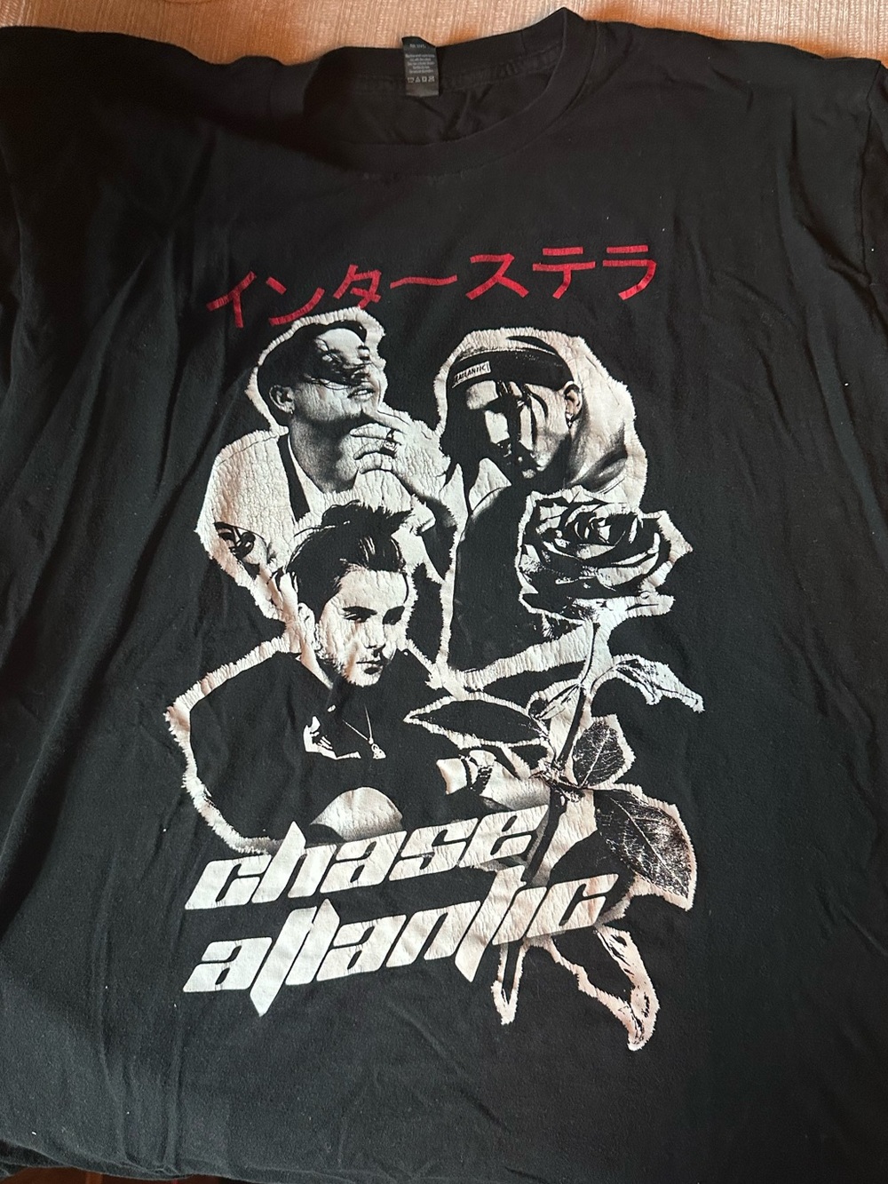 Chase Atlantic Black Graphic Band Tee